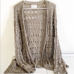 Debbie Morgan Tan Cardigan